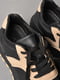 Кросівки чорно-бежевого кольору на шнурівці  | 6828286 | фото 4
