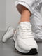 Кросівки білого кольору на шнурівці | 6828293 | фото 2
