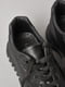 Кросівки чорного кольору на шнурівці  | 6828299 | фото 4