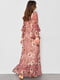Шифонова вільна сукня-максі комбінованого забарвлення | 6828361 | фото 3