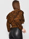Блуза з принтом чорно-коричнева | 6828448 | фото 3