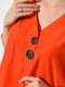 Блуза з коротким рукавом помаранчевого кольору  | 6828463 | фото 4