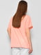 Блуза з коротким рукавом персикового кольору | 6828471 | фото 3