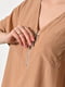 Блуза з коротким рукавом бежевого кольору | 6828473 | фото 4