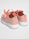 Кросівки текстильні рожевого кольору | 6828550 | фото 3