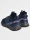 Кросівки темно-сині на шнурівці з візерунком | 6828552 | фото 3
