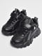 Кросівки чорного кольору на липучках  | 6828557 | фото 2