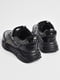 Чорні кросівки на шнурівці, декоровані стразами | 6828559 | фото 3