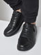 Кросівки чорного кольору на шнурівці | 6828583 | фото 2