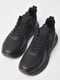Кросівки чорного кольору на шнурівці | 6828585 | фото 2