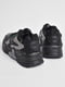 Чорні кросівки на шнурівці контрастними вставками | 6828592 | фото 3