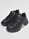 Кросівки чорного кольору на шнурівці | 6828597 | фото 2