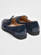Туфлі на шнурівці темно-синього кольору | 6828611 | фото 3