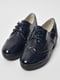 Туфлі на шнурівці темно-синього кольору  | 6828640 | фото 2
