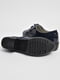 Туфлі на шнурівці темно-синього кольору  | 6828640 | фото 4