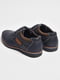 Туфлі дитячі на шнурівці темно-синього кольору  | 6828650 | фото 3