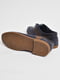 Туфлі підліткові на шнурівці темно-синього кольору | 6828659 | фото 4