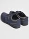 Туфлі підліткові на шнурівці темно-синього кольору | 6828663 | фото 3