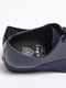 Туфлі підліткові на шнурівці темно-синього кольору  | 6828700 | фото 5