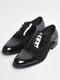 Туфлі підліткові на шнурівці чорного кольору  | 6828701 | фото 2