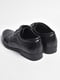 Туфлі підліткові на шнурівці чорного кольору  | 6828705 | фото 3