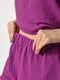 Костюм літній фіолетового кольору: майка та шорти | 6828812 | фото 4
