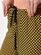 Жовто-чорна піжама в шаховий принт: сорочка та штани | 6828911 | фото 4