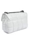 Шкіряна біла стьобана сумка в стилі Шанель | 6829107 | фото 5