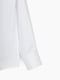 Біла однотонна сорочка на гудзиках | 6750579 | фото 9