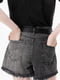 Сірі джинсові шорти з рваностями | 6802591 | фото 13