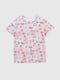 Піжама рожева в принт: футболка та шорти | 6802702 | фото 16