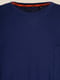 Темно-синя трикотажна футболка з накладною кишенею | 6802790 | фото 16