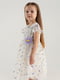 Сукня святкова біла в принт | 6802906 | фото 12