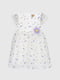 Сукня святкова біла в принт | 6802906 | фото 16