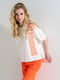 Костюм: футболка з принтом та широкі оранжеві штани | 6803192 | фото 8