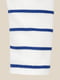 Лонгслів білий в синю смужку | 6803351 | фото 15
