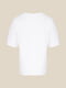 Трикотажна біла футболка з яскравим принтом | 6803374 | фото 13