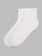Шкарпетки с рюшиками білі | 6829345 | фото 2
