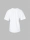Біла бавовняна футболка з принтом | 6829381 | фото 8