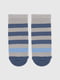 Шкарпетки смугасті сіро-сині | 6829394 | фото 3