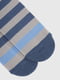 Шкарпетки смугасті сіро-сині | 6829394 | фото 6