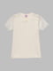 Блуза молочного кольору з короткими мереживними рукавами | 6829413 | фото 9