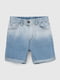 Шорти джинсові з підворотом блакитні | 6829417 | фото 7