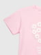 Рожевий комплект: футболка з принтом і шорти | 6829484 | фото 4