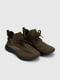 Кросівки кольору хакі на шнурівці | 6829511 | фото 4