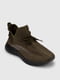 Кросівки кольору хакі на шнурівці | 6829511 | фото 6