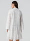 Сукня-рубашка біла мереживна | 6829524 | фото 8