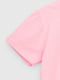 Рожева бавовняна футболка з принтом | 6829561 | фото 10