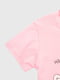Рожева бавовняна футболка з принтом | 6829564 | фото 9