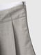 Спідниця-шорти сіра з білим поясом | 6829656 | фото 10